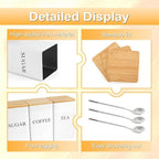 3 Pcs Tea Coffee Sugar Canisters, Food Storage - Image 2