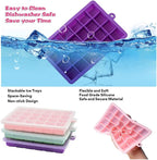 TAO CICADA Ice Cube Tray, 3 Pack Silicone Ice Cube Molds, Ice Cube Trays - Image 6