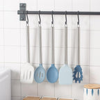 COOK WITH COLOR Silicone Cooking Utensils, Kitchen Utensil Set, Cooking Utensils - Image 7