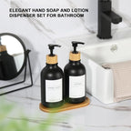 KASUNTING Hand and Dish Soap Dispenser Set, Plastic Kitchen Soap Dispenser Set - Image 7