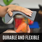 BPA-Free Soft Silicone 4 Piece Oven Mitts & Trivets Set - Image 6
