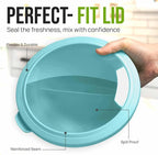 Zulay Kitchen 12 Piece Plastic Mixing Bowls - Image 4