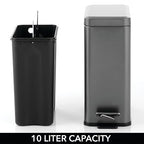 mDesign Pedal Bin — Waste Bin - Image 4
