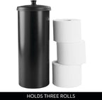iDesign Freestanding Bathroom Toilet Paper Storage Holder - Image 5