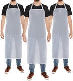 Hercicy 3 Pcs Heavy Duty Waterproof Aprons 47" PVC Vinyl Aprons Transparent by Hercicy