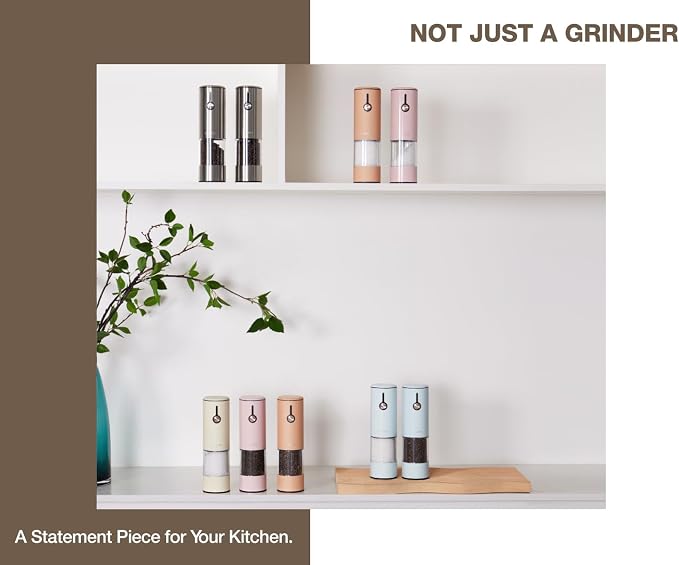 Electric Pepper Grinder and Salt Mill Set - Image 7
