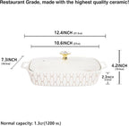 10" x 7" Ceramic Casserole Dish - Image 2