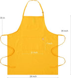 Orange Yellow Apron for Women - Image 5