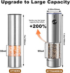 Rechargeable Electric Salt and Pepper Grinder Set, Upgraded Larger Capacity - Image 4