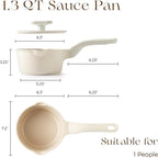 PRICUSIS Ceramic Nonstick Saucepan - Image 2