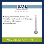 RSVP International Endurance Kitchen Collection Open Stock Measuring Spoon - Image 6