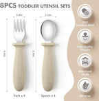 DRKIO 8 Pieces Toddler Utensils Set - Image 2