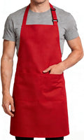 Large Chef Apron for Men and Women, Cooking Kitchen Aprons by Cardkiss