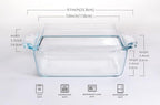 Rectangular Tempered Glass Casserole Dish, Tempered Glass Baking Dish - Image 2