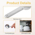 Tea Bag Squeezer Tongs, Stainless Steel Teabag Strainer Dispenser Gripper - Image 3