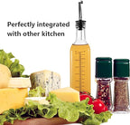 WERTIOO 17 OZ Olive Oil Dispenser Bottle, 4 Pack Glass Oil and Vinegar - Image 6