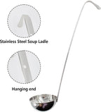 2PCS 10 Inch Stainless Steel Soup Ladle - Image 3