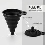 Kitchen Funnel Set of 4 – Collapsible Silicone Funnels - Image 5