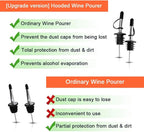 24PCS Liquor Pour Spout, Stainless Steel Bottle Pourers, - Image 4