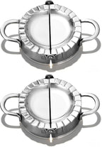 Stainless Steel Dumpling Ravioli Maker Press, 2 Pack Pierogi Mold - Image 2