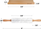 Zulay Kitchen 17-Inch Marble Rolling Pin - Image 5