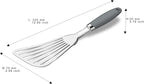 304 Stainless Steel Fish Spatula, Non-Slip Ergonomic Handle Slotted Spatula - Image 6