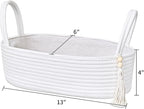 ABenkle Small Storage Basket, Jute Rope Woven Toilet Paper Tray Organizer - Image 2