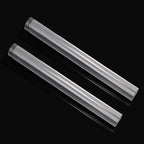 2pcs Acrylic Clay Roller, Plastic Clear Round Tube Roller Pin Polymer Clay Tools by Unknown