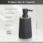 Black Hand Soap Dispenser Set - Image 7