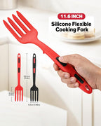 Silicone Flexible Cooking Fork, 11.6 Inch Heat Resistant, Large Non Stick - Image 8