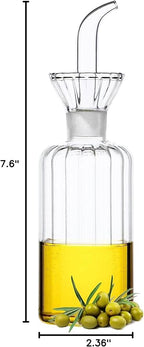 HAIZEEN 8oz/240ml Olive Oil Bottle Dispenser/Glass Cruet - Image 7