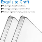 Baking Sheets Set of 2, Bastwe 16 inch Cookie Sheets & Stainless Steel Baking - Image 5
