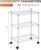 BestOffice | 3-Tier Wire Storage Shelves - Image 3