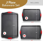 Baking Sheet Set, 3-Piece Cookie Sheet Set - Image 2