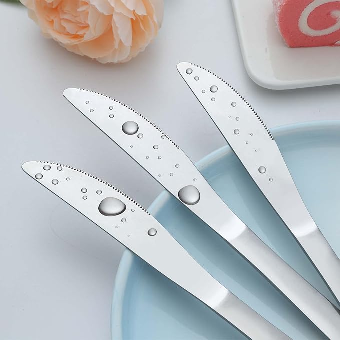 36-Piece Butter Knives, Dinner Knife Set, Food Grade Stainless Steel Table Knife - Image 3
