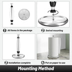 VEHHE Simply Tear Paper Towel Holder Countertop - Image 5