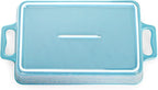 Hacaroa Set of 3 Ceramic Baking Dishes, Rectangular Bakeware - Image 5