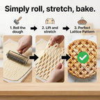 Lattice Pastry Cutter, Professional Lattice Roller - Image 4