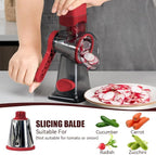 KEOUKE Rotary Cheese Grater Hand Crank Transparent - Image 4
