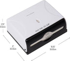 Mind Reader Paper Towel Dispenser, Tri-Fold Towel Holder, Wall Mount - Image 3