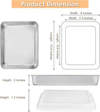 E-far Toaster Oven Baking Pan - Image 3
