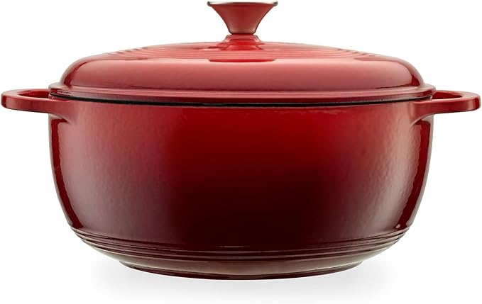 Mercer Culinary Enameled Cast Iron Round Dutch Oven, 6 qt. by MercerCulinary