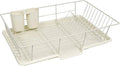 Sweet Home Collection Metal, Plasic 3 Piece Dish Drainer Rack Set by SweetHomeCollection