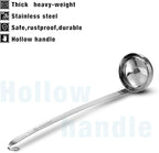 meekoo 3 Pieces Stainless Steel Ladle Soup Handle Ladle - Image 4