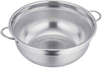 TeamFar Colander, 3qt Colander Strainer Stainless Steel, Solid Handle & by TeamFar