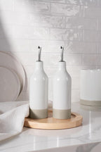 famiware Milkyway 16oz Ceramic Olive Oil Dispenser Bottle, Olive Oil and - Image 7