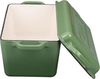 EDGING CASTING Enameled Cast Iron Dutch Oven, Oblong Bread Oven - Image 8