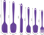 Silicone Spatulas Set, Rubber Spoon Spatula Heat Resistant Spoonula One Piece - Image 6