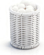 Rattan Jars, Rattan Desk Organizer, Bathroom Essentials Accessories Decor by Dealpoli