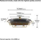 13" x 9" Ceramic Casserole Dish - Image 2